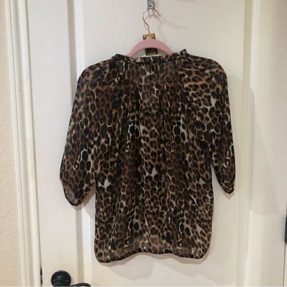 Express Leopard print‎ blouse - Picture 4 of 4
